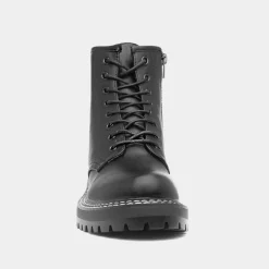 Heart Marissa Womens Black Lace Up Boot