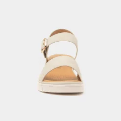 Heavenly Feet Amberley Stone Womens Wedge Sandal