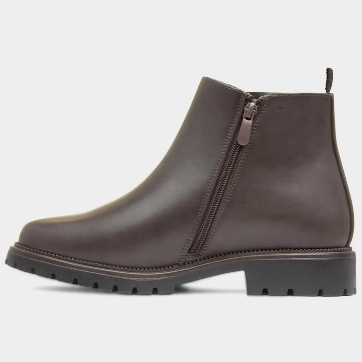 Heavenly Feet Angelina Womens Brown Chelsea Boot