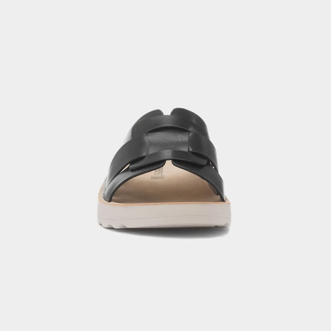 Heavenly Feet Davena Womens Black Mule Sandal