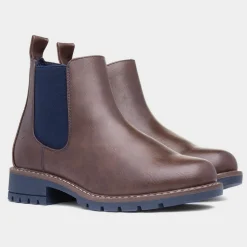 Heavenly Feet Dawlish Womens Brown Chelsea Boot