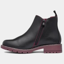 Heavenly Feet Dawlish Womens Black Chelsea Boot