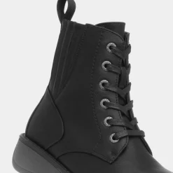 Heavenly Feet Journey Womens Black Wedge Boot