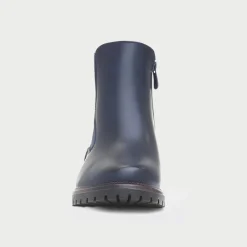 Heavenly Feet Larissa Womens Navy Chelsea Boot