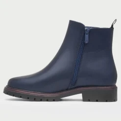 Heavenly Feet Larissa Womens Navy Chelsea Boot