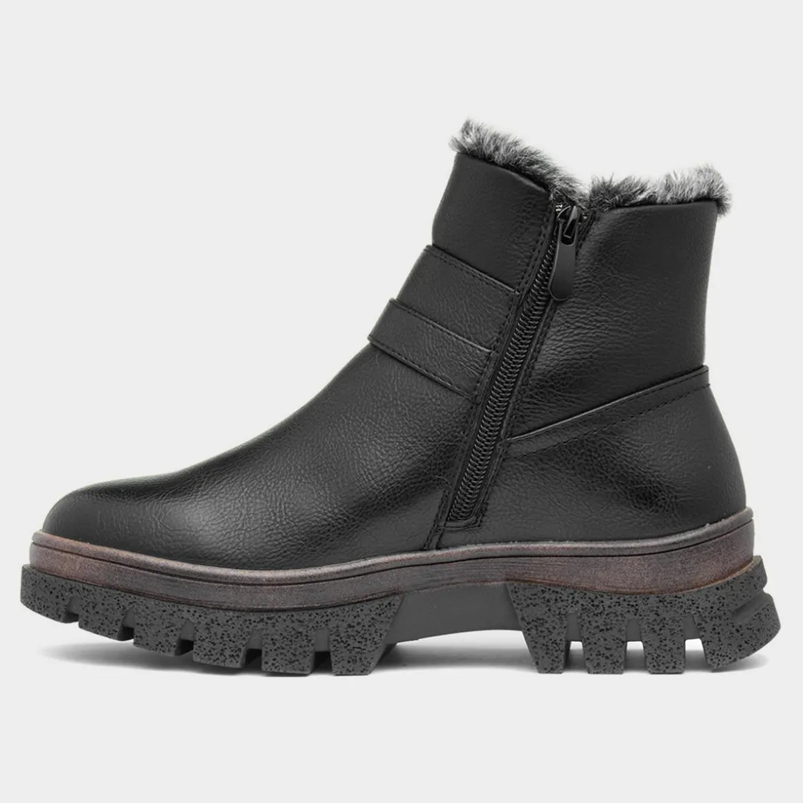 Heavenly Feet Laurel Womens Black Ankle Boot