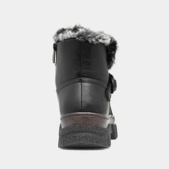 Heavenly Feet Laurel Womens Black Ankle Boot