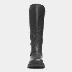 Heavenly Feet Linoa Womens Black Long Leg Boot