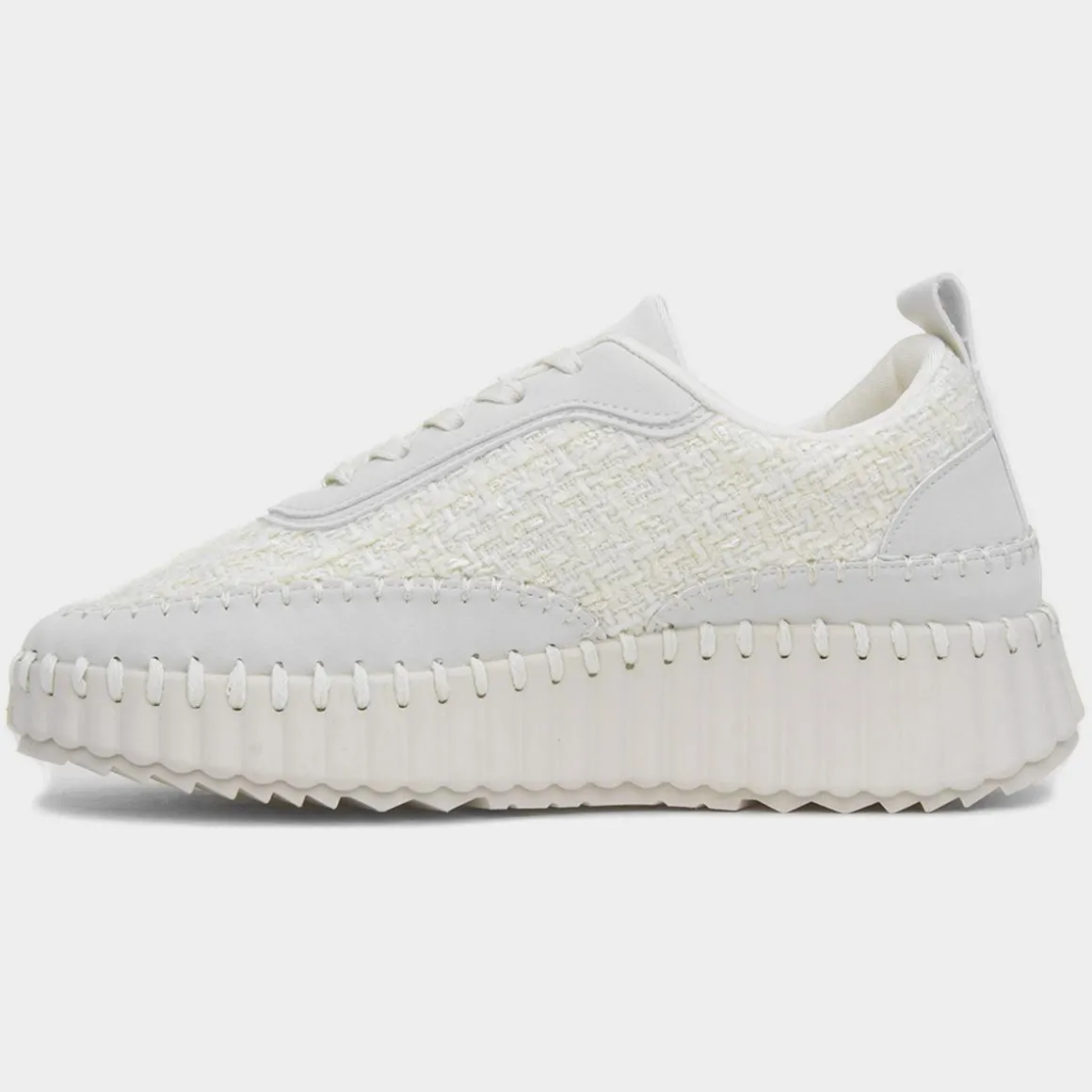 Heavenly Feet Mae Womens Cream Trainer