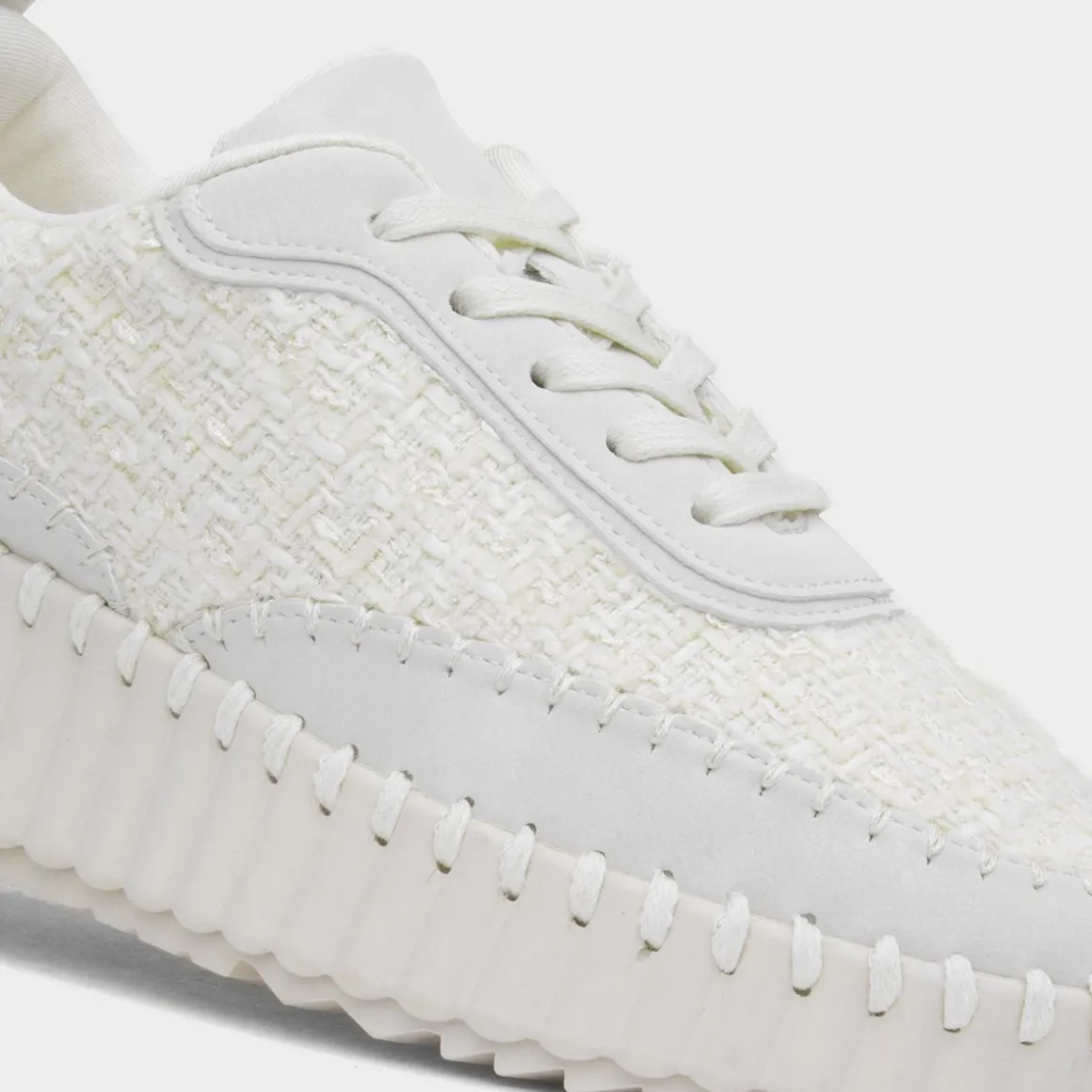 Heavenly Feet Mae Womens Cream Trainer