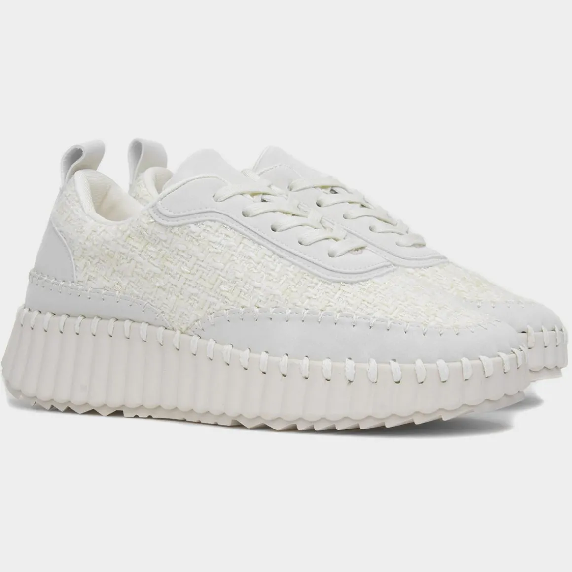 Heavenly Feet Mae Womens Cream Trainer