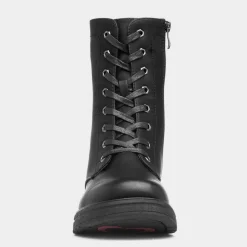 Heavenly Feet Martina Womens Black Ankle Boot