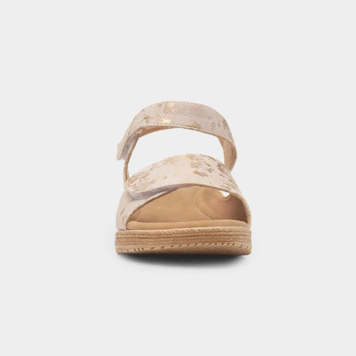 Heavenly Feet Mavis Cloud Womens Beige Sandal