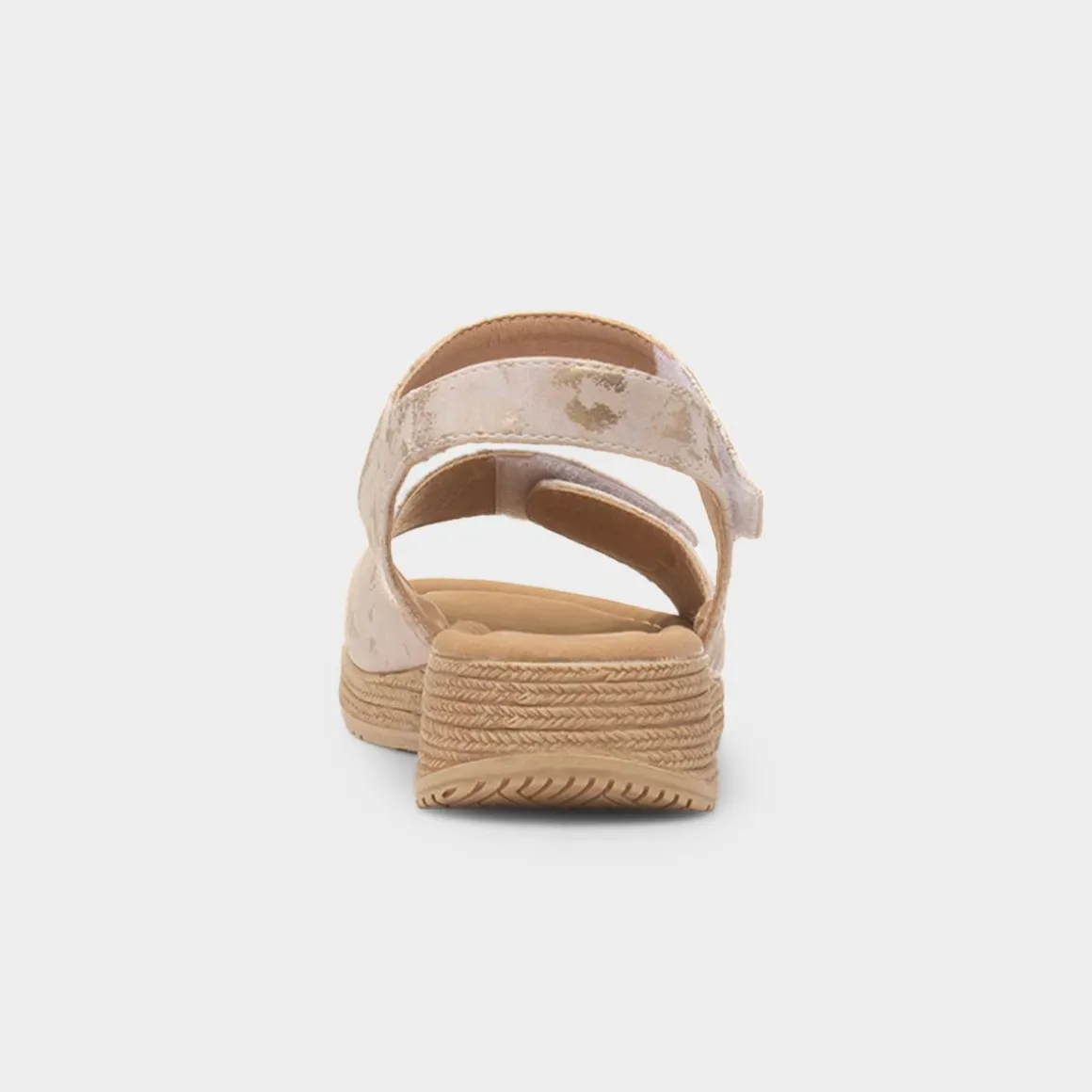 Heavenly Feet Mavis Cloud Womens Beige Sandal