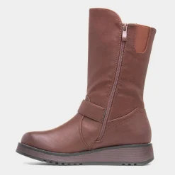 Heavenly Feet Maya Womens Brown Calf Boot