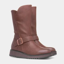 Heavenly Feet Maya Womens Brown Calf Boot