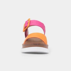 Heavenly Feet Pistachio Womens Multi Wedge Sandal