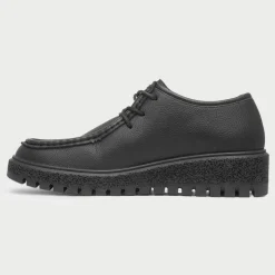 Heavenly Feet Retro Womens Black Wallabee Shoe