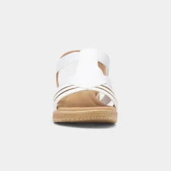 Heavenly Feet Sadie Womens White Sandal
