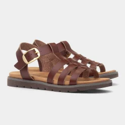 Heavenly Feet Saltwater Redwood Womens Sandal