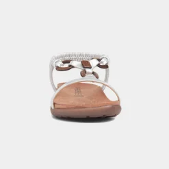 Heavenly Feet Sensation Womens Silver Sandal