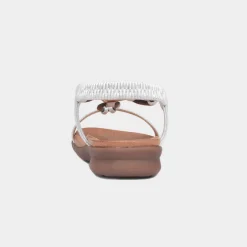Heavenly Feet Sensation Womens Silver Sandal