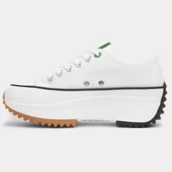 Heavenly Feet Strata Womens White Platform Canvas