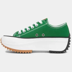 Heavenly Feet Strata Womens Green Platform Canvas