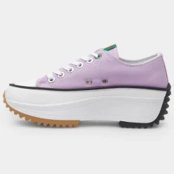Heavenly Feet Strata Womens Lilac Platform Canvas
