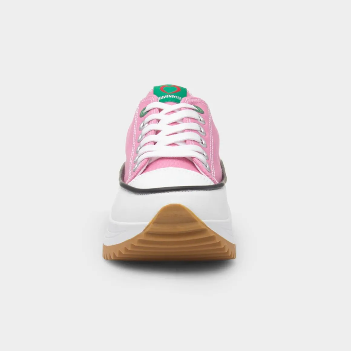 Heavenly Feet Strata Women's Pink Platform Canvas