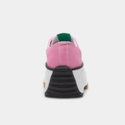 Heavenly Feet Strata Women's Pink Platform Canvas