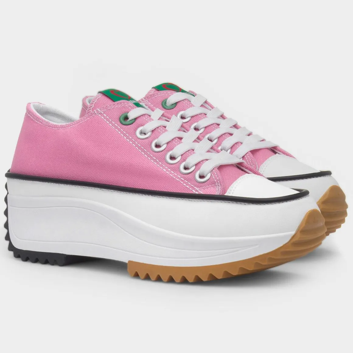 Heavenly Feet Strata Women's Pink Platform Canvas