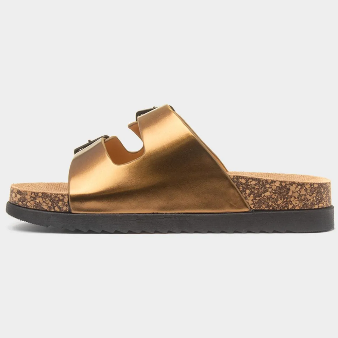 Heavenly Feet Totnes Womens Old Gold Mule Sandal