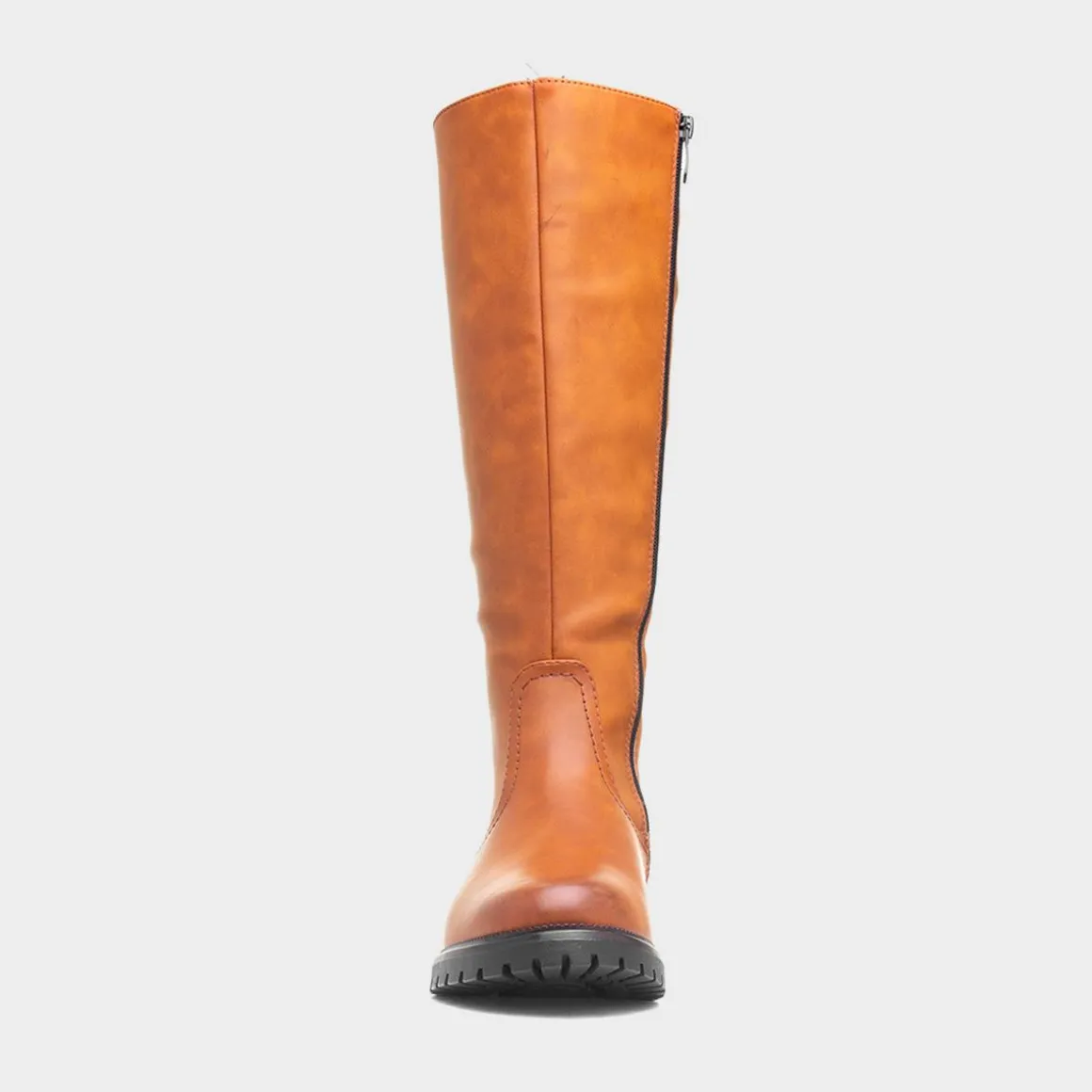 Heavenly Feet Verbena Womens Tan Knee High Boot