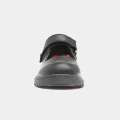 Heavenly Feet Violet Girls' Black School Shoe
