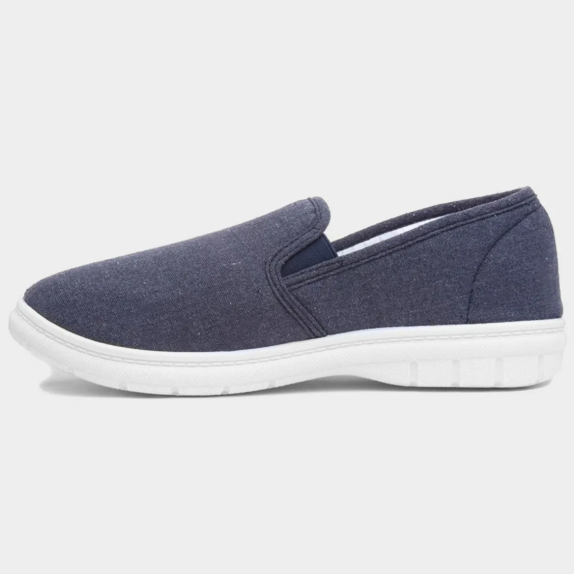 Hobos Baker Mens Navy Twin Gusset Canvas