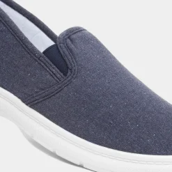 Hobos Baker Mens Navy Twin Gusset Canvas