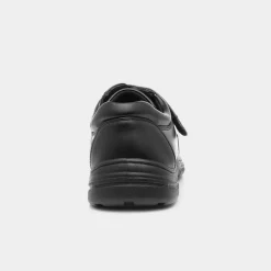 Hobos Bo Mens Easy Fasten Black Shoe