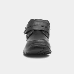 Hobos Brendan Mens Black Easy Fasten Casual Boot