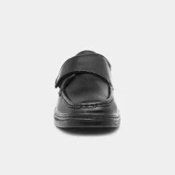 Hobos Brett Mens Casual Easy Fasten Shoe In Black
