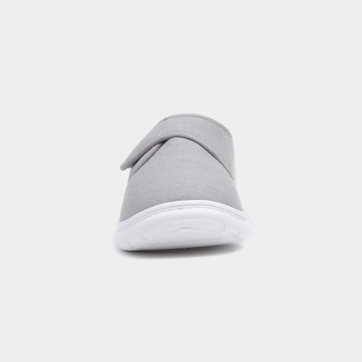 Hobos Broderick Mens Light Grey Canvas Shoe