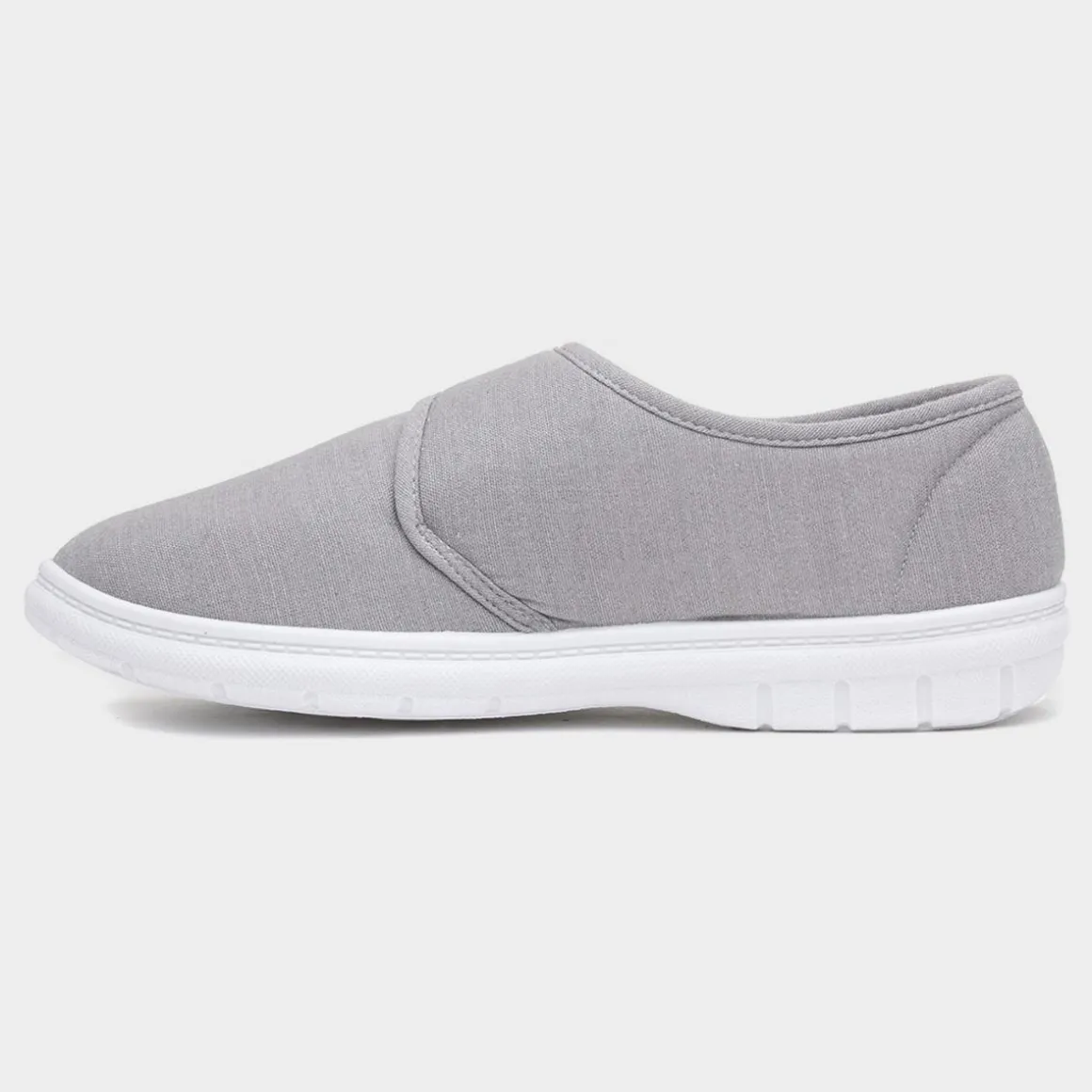 Hobos Broderick Mens Light Grey Canvas Shoe