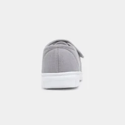 Hobos Broderick Mens Light Grey Canvas Shoe