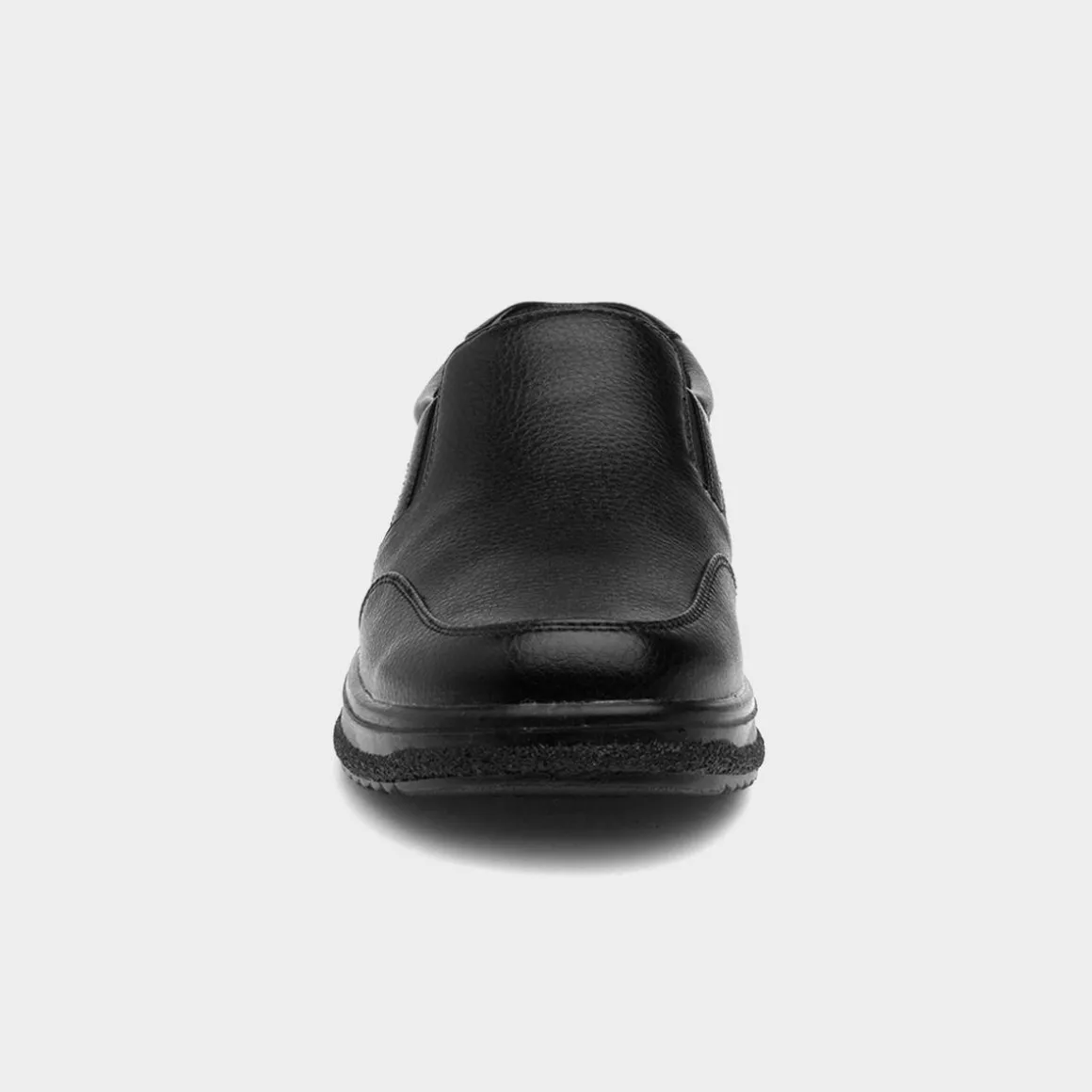 Hobos Buster Mens Black Slip On Shoe