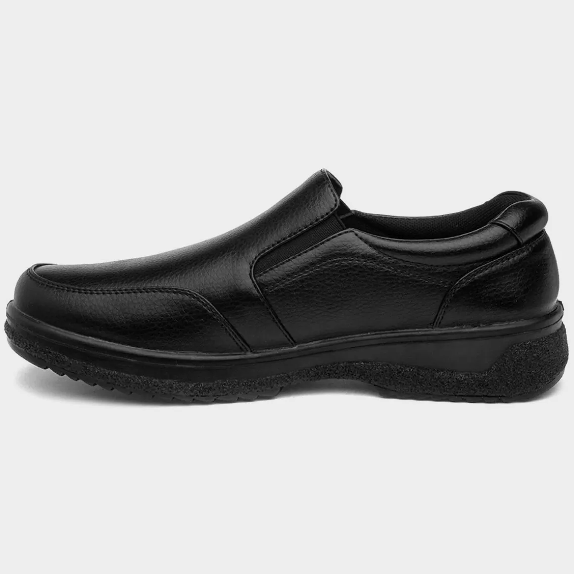 Hobos Buster Mens Black Slip On Shoe