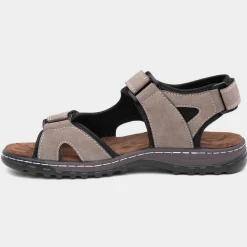Hobos Edmund Mens Brown Sporty Easy Fasten Sandal