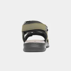 Hobos Edmund Mens Khaki Easy Fasten Sandal