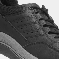 Hobos Evan Mens Black Casual Shoe