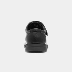 Hobos Ezra Mens Black Easy Fasten Shoe