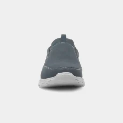 Hobos Henry Mens Navy Slip On Shoe